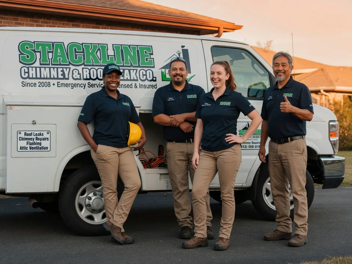 Chimney flashing repair company in Latham, OH